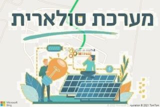 התקנת גג סולארי בגזר